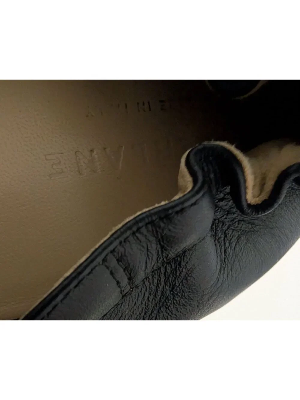 Everlane The Day Loafer Black Leather Slip On Flats Womens Size 9 Good